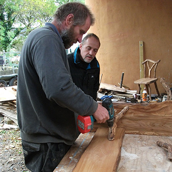 natural edge wood course